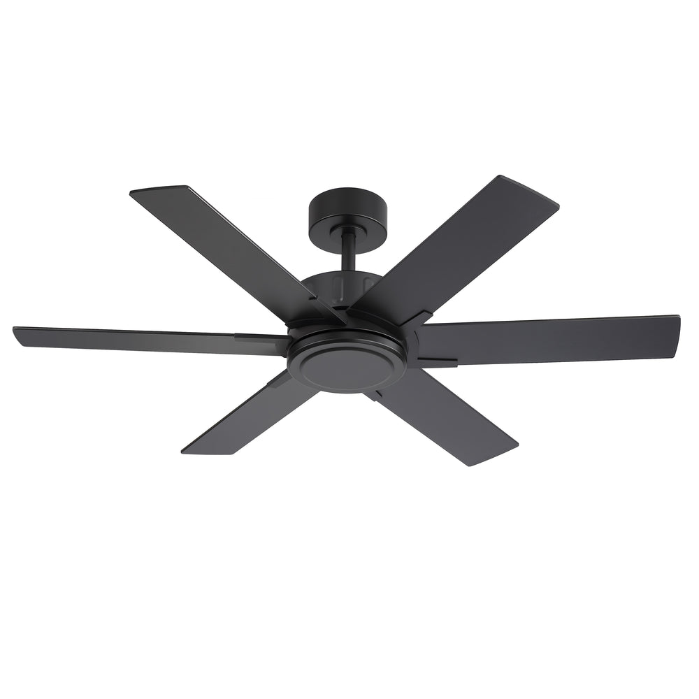 48/56/60 Inch Reversible Blade Downrod Mount Ceiling Fan No Light with Remote Control