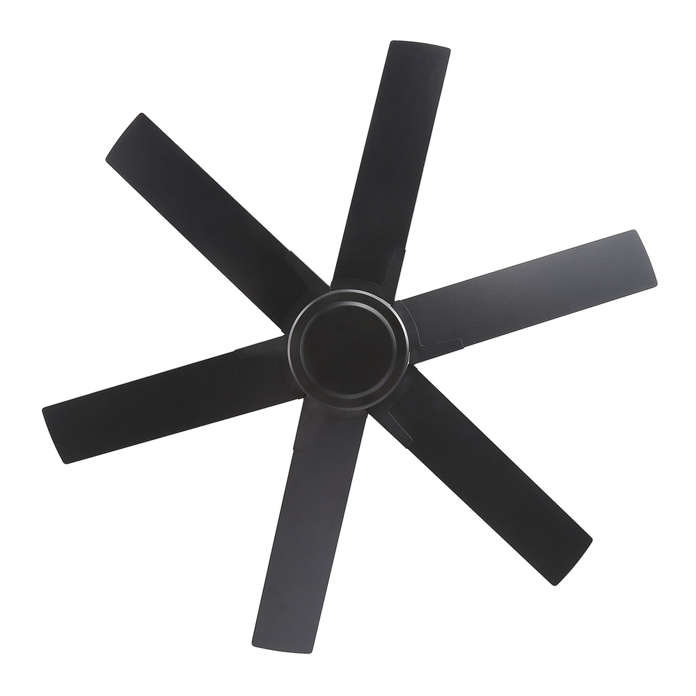 48/56/60 Inch Reversible Blade Downrod Mount Ceiling Fan No Light with Remote Control