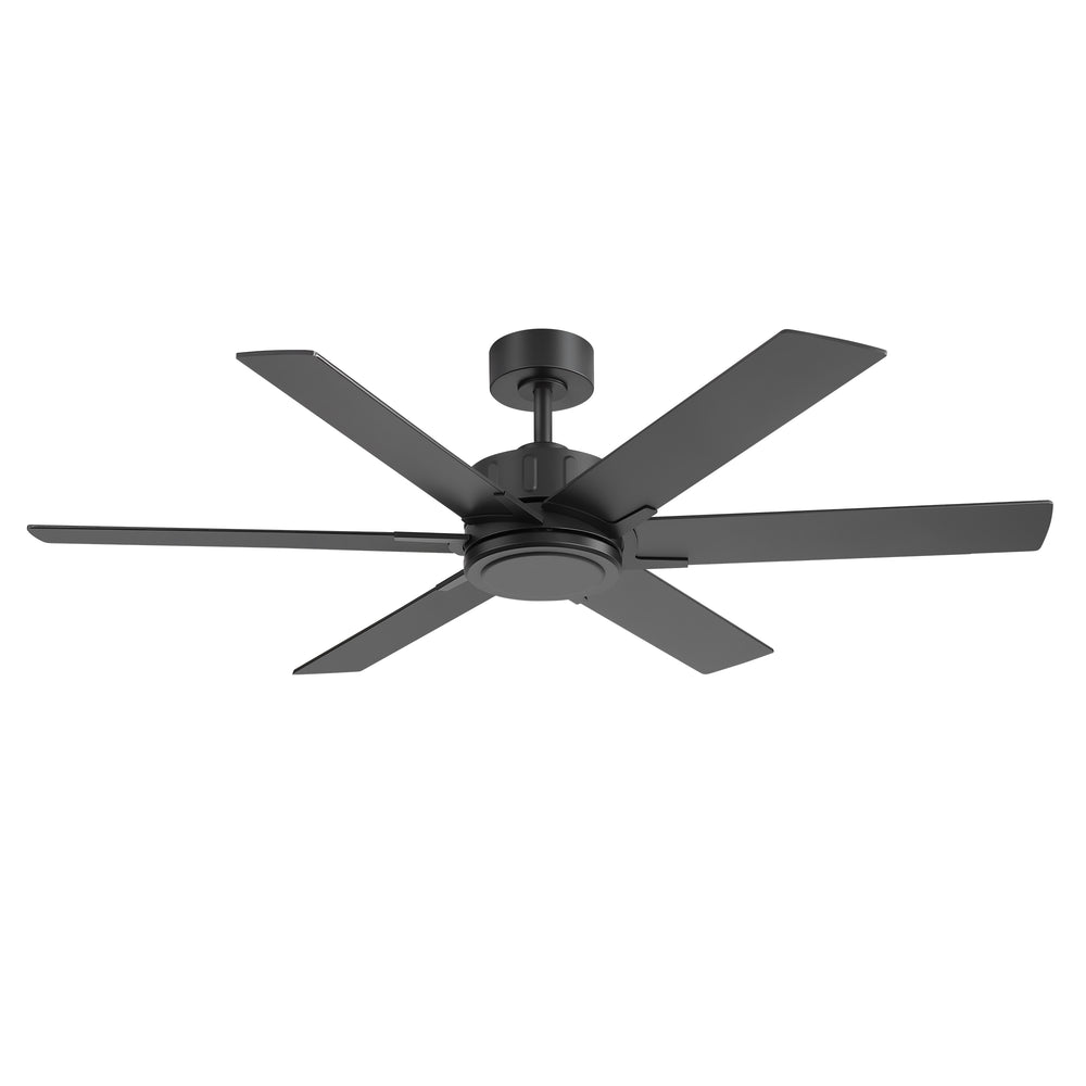 48/56/60 Inch Reversible Blade Downrod Mount Ceiling Fan No Light with Remote Control