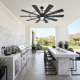 Pavara 62/72 Inch Ceiling Fan With Light and Remote
