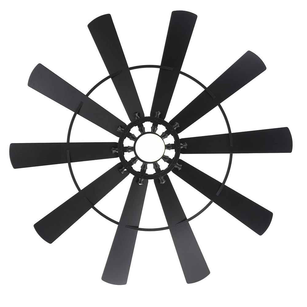 72 Inch Modern Ceiling Fan with Lights, Ultra Quiet DC Motor, 6-Speed Remote Control Fan for Large Living Room Bedroom