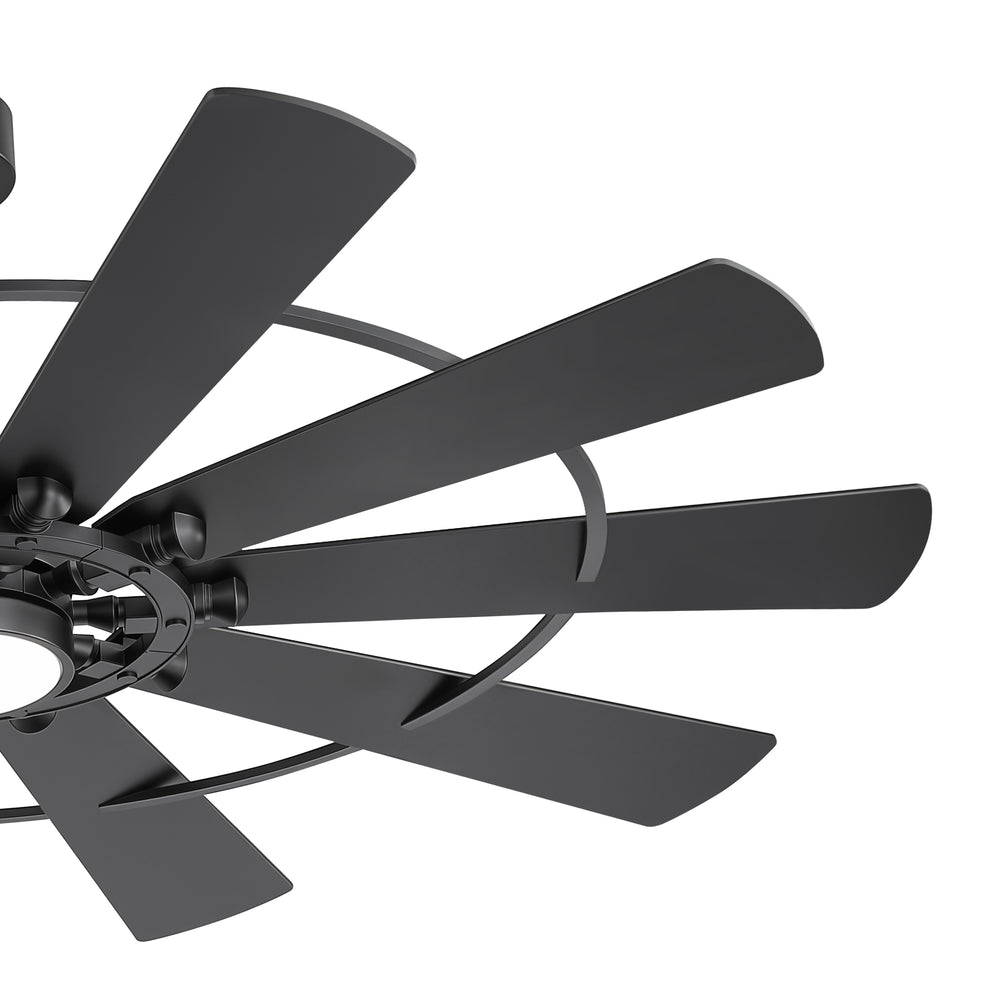 62/72 Inch Modern Ceiling Fan with Lights, Ultra Quiet DC Motor, 6-Speed Remote Control Fan for Large Living Room Bedroom