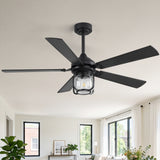 Rylis 52-Inch Farmhouse Ceiling Fan With Light & Remote