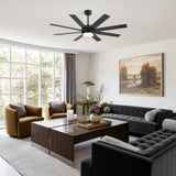 Selen 60/72 Inch 8-Blade Ceiling Fan With Light and Remote