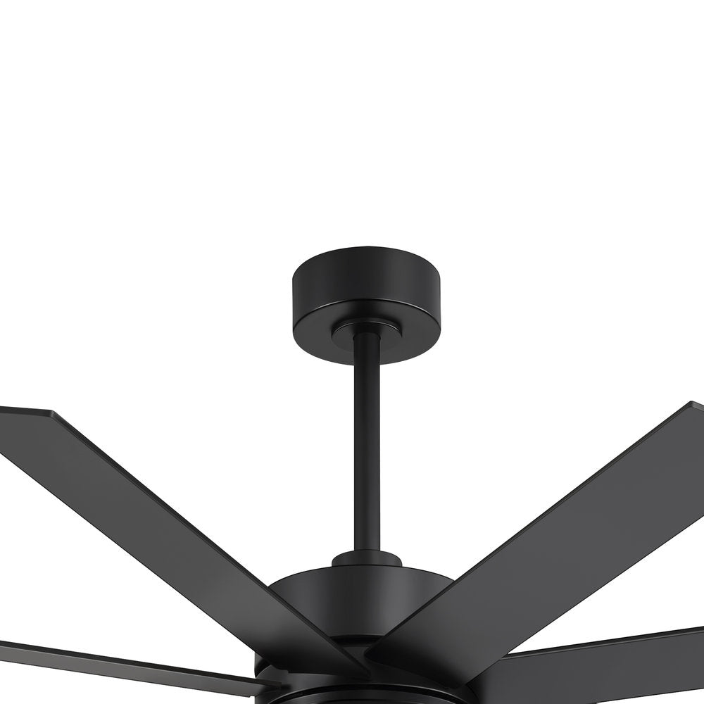 Walvex 60 Inch Black Walnut 8 Blade Ceiling Fan No Light
