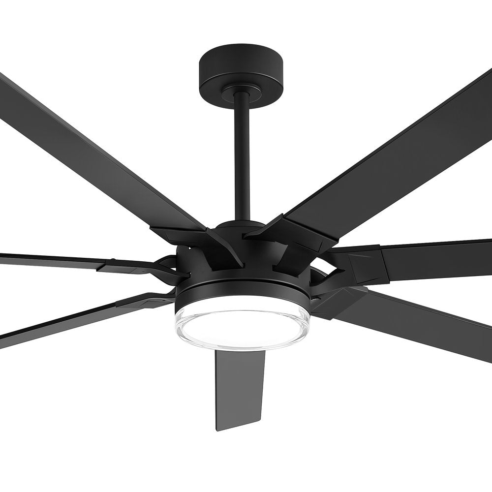 72 Inch 7-Blade Ceiling Fan with Light & Remote