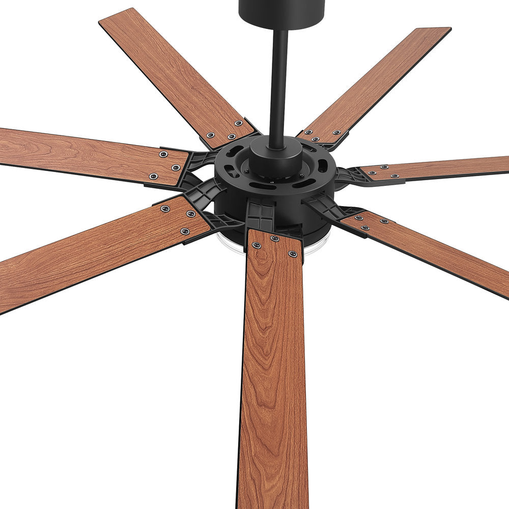 72 Inch 7-Blade Ceiling Fan with Light & Remote
