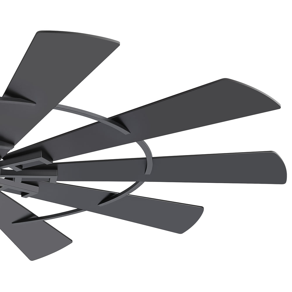 62/72 Inch Modern Ceiling Fan with LED Light and Remote, Dual Finish Blades, Ultra Quiet DC Motor, 6-Speed Ceiling Fan for Large Rooms