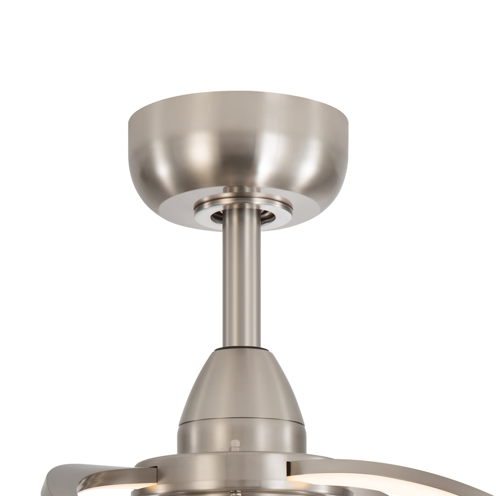 20-inch Modern 3-Blade Dimmable LED Ceiling Fan with Light Kit and Remote,6" downrod Included
