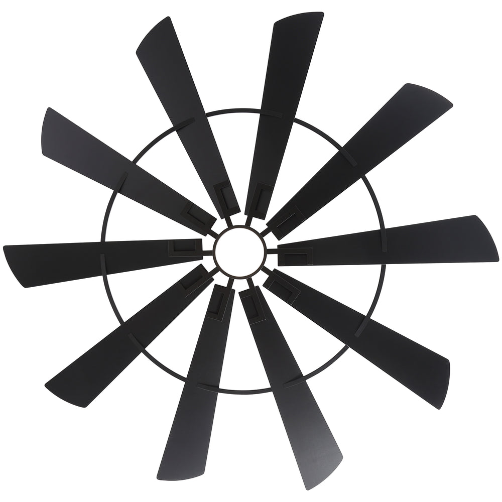 62/72 Inch Modern Ceiling Fan with LED Light and Remote, Dual Finish Blades, Ultra Quiet DC Motor, 6-Speed Ceiling Fan for Large Rooms