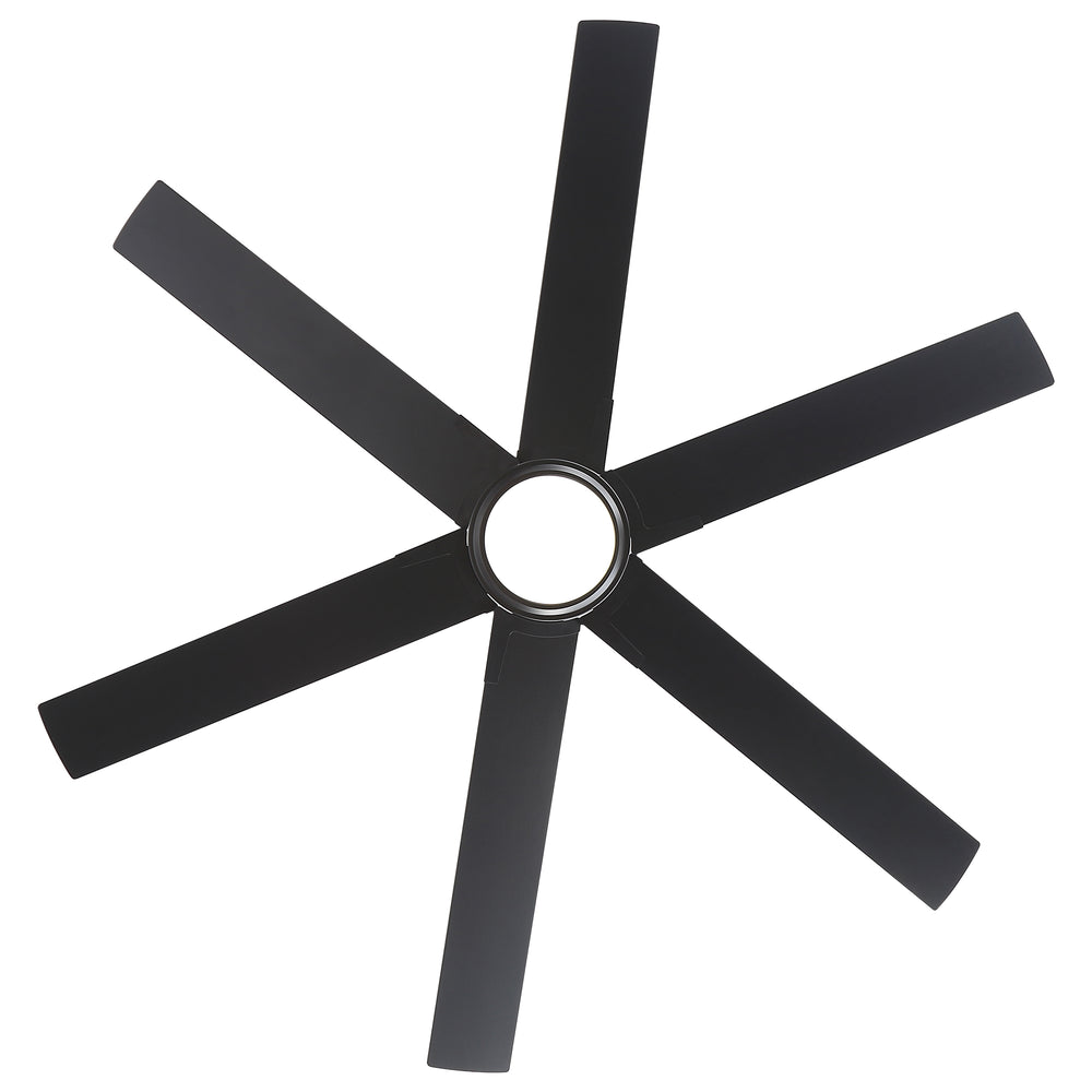 Modern 60" Ceiling Fan with LED Light, Remote Control, Quiet DC Motor, 6-Speed Reversible Fan, Dimmable Lighting, Timer for Bedroom