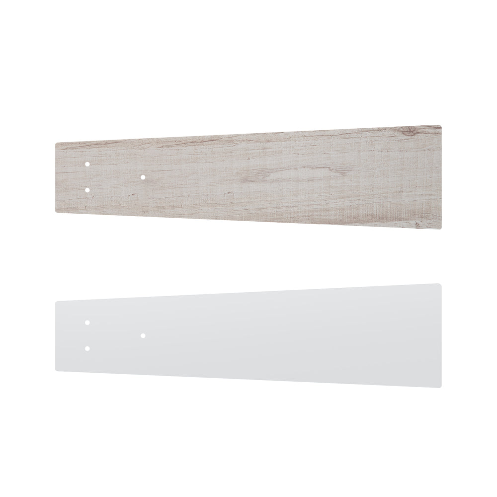 42-inch Ceiling Fan with Distressed White or Matte Black Finish, 5 Reversible Blades, Quiet DC Motor, Remote Control,6" Downrod