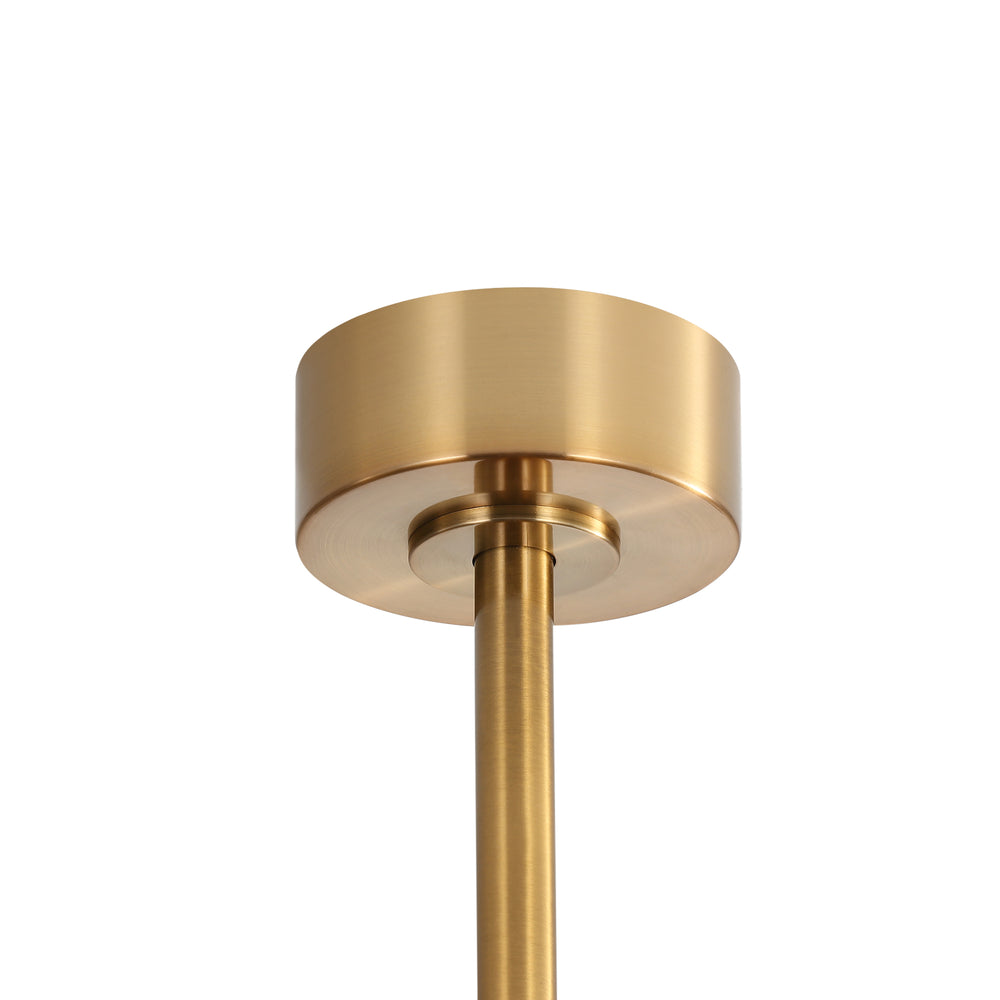 Annette 65 in. Integrated LED Indoor Gold Black-Blade Ceiling Fans with Light and Remote Control