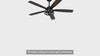 48-inch Wood 5-Blade Crystal Fandelier Ceiling Fan with Remote and Light,4in and 8in Downrods Included