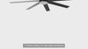 Large 72-inch 8-Blade Integrated LED Ceiling Fan with Light Remote, 6" and 20" Downrod Included
