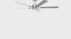 52/42-Inch Integrated LED Indoor Ceiling Fans with Light and Remote Control Included