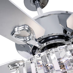 52" Jodie 5 - Blade Standard Ceiling Fan with Remote Control and Light Kit Included