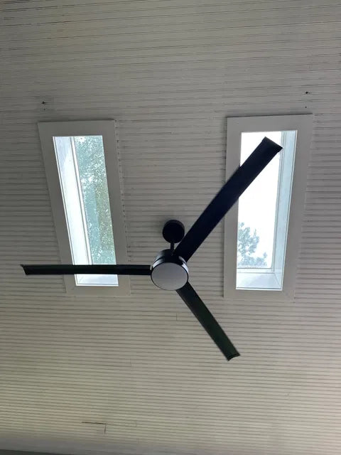 Customer photo of the 72-inch Black Ceiling Fan with Lights & Remote Control