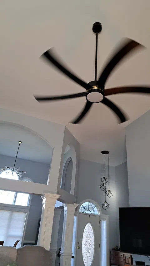 Customer photo of the 24, 36, 48, 60 & 72 Inch Ceiling Fan Extension Downrods